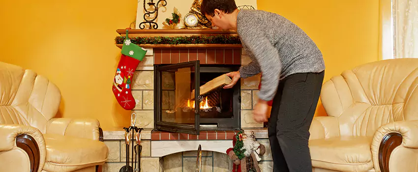 Rusted Metal Fireplace Restoration in Carlisle, Pennsylvania